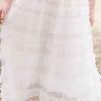 Coco White Pearl Skirt