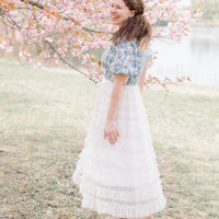 Coco White Pearl Skirt
