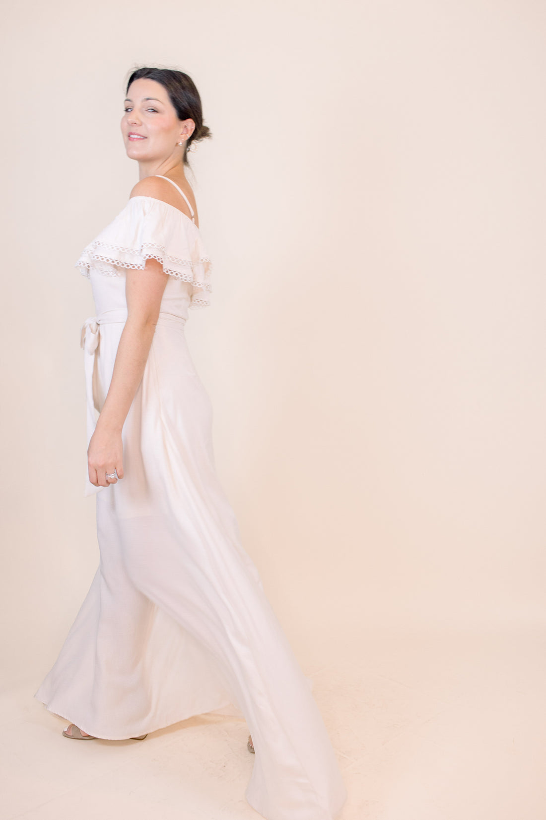 Meadows Maxi Dress Cream