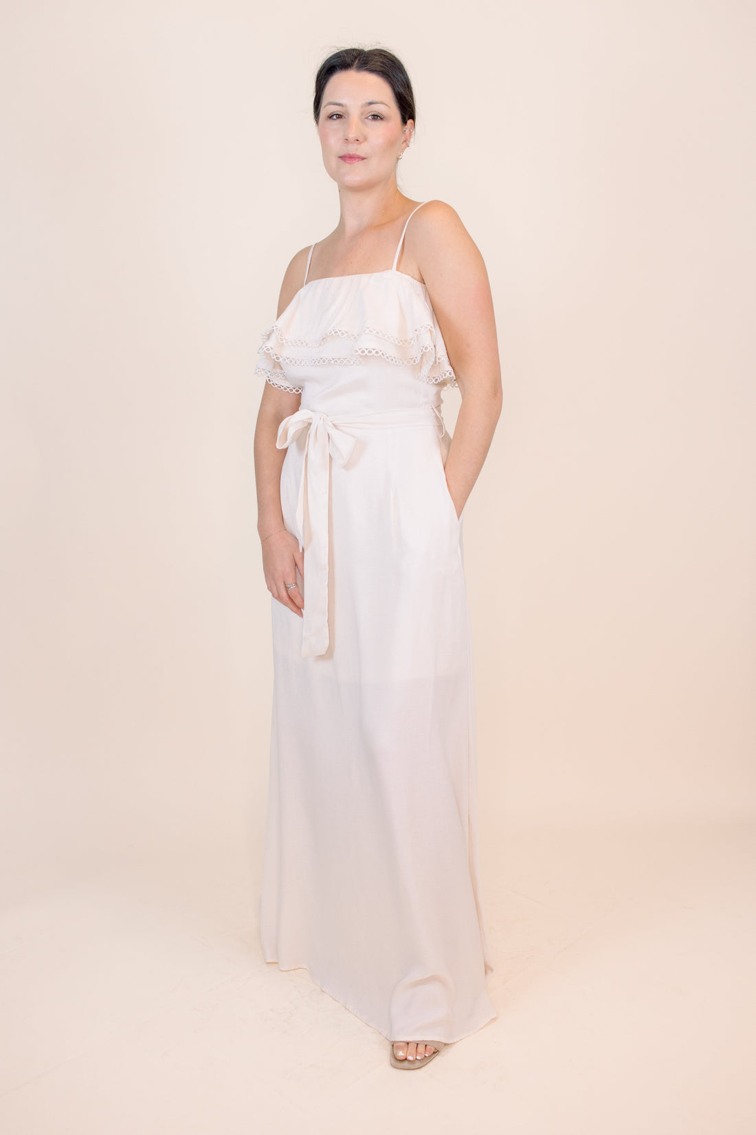 Meadows Maxi Dress Cream