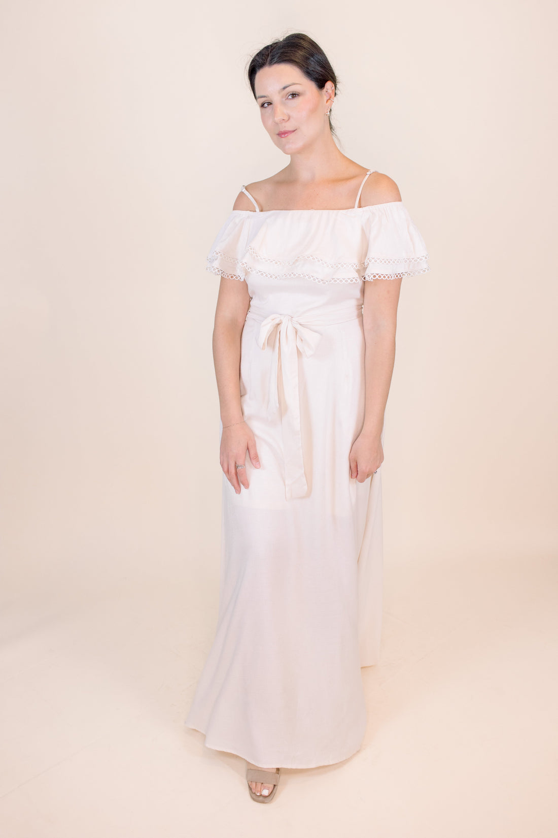 Meadows Maxi Dress Cream