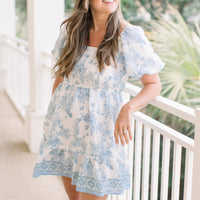 Etta Short Toile Dress