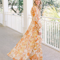Mango Long Sleeve Maxi