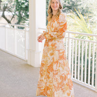 Mango Long Sleeve Maxi