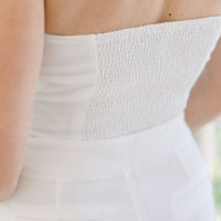 Monaco White Bow Top