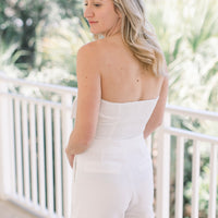Monaco White Shorts