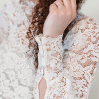 Mira Cream Lace Top