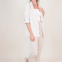 Southampton Natural Linen Blazer