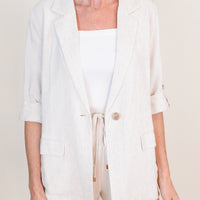 Southampton Natural Linen Blazer