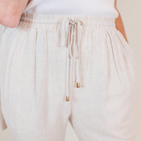 Southampton Natural Linen Pants