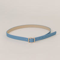 Blue Belt with Gold Buckle
