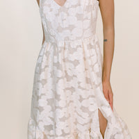 Adeline Cream Textured Dress