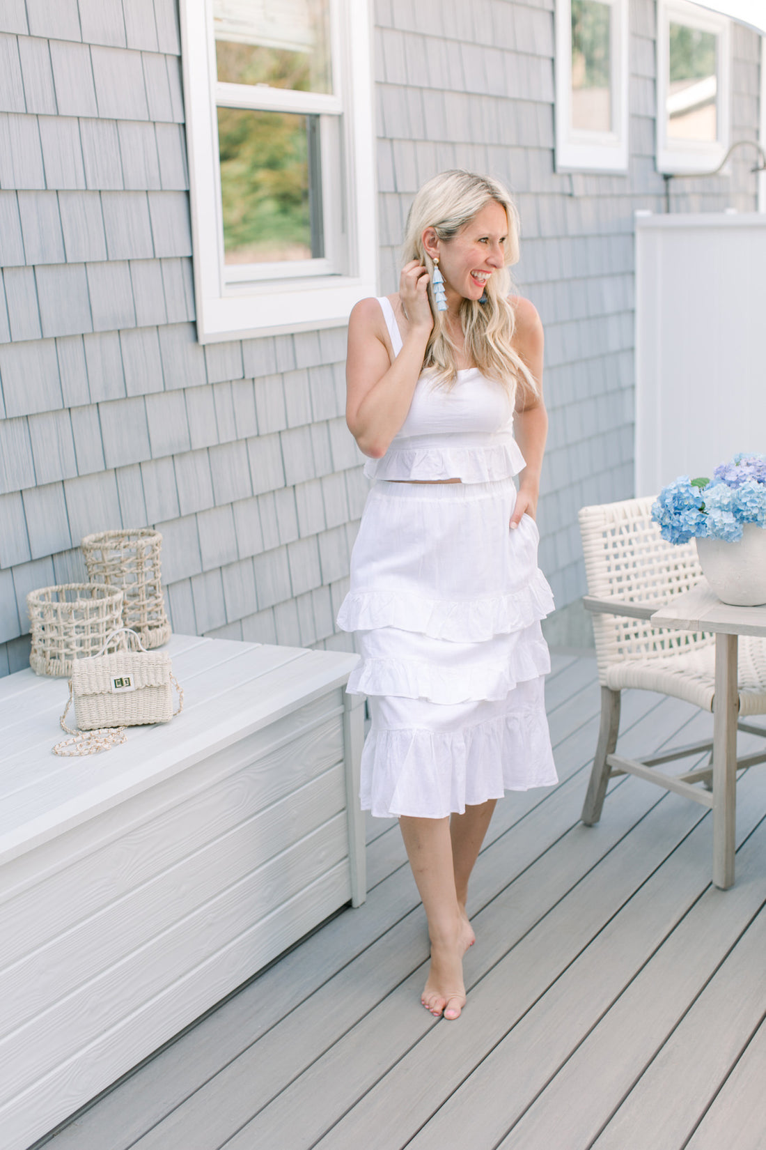Alessandra Ruffle Skirt Set