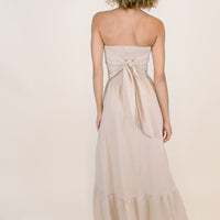 Amelia Bow Maxi in Khaki