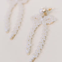Annabelle Ivory Bow Earrings