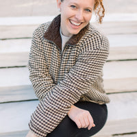 Bray Houndstooth Bomber Jacket