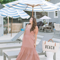 Cami Textured Maxi in Almond