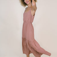 Cami Textured Maxi in Almond