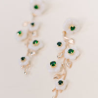 Cassandra Floral Vine Earrings