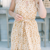 Celine Halter Maxi Dress