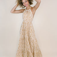 Celine Halter Maxi Dress