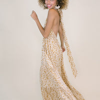 Celine Halter Maxi Dress