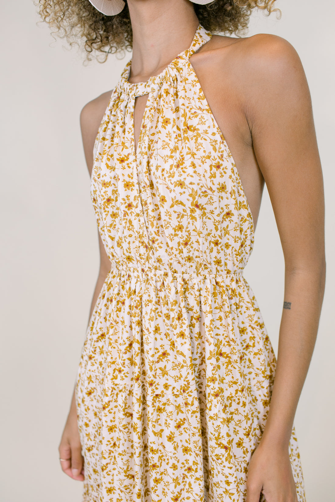 Celine Halter Maxi Dress