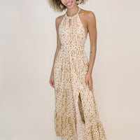 Celine Halter Maxi Dress