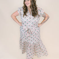 Charleston Block Print Dress