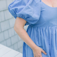 Daphne Puff Sleeve Midi Dress