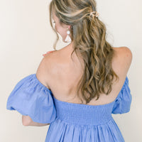 Daphne Puff Sleeve Midi Dress