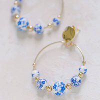 Chinoiserie Circle Earrings