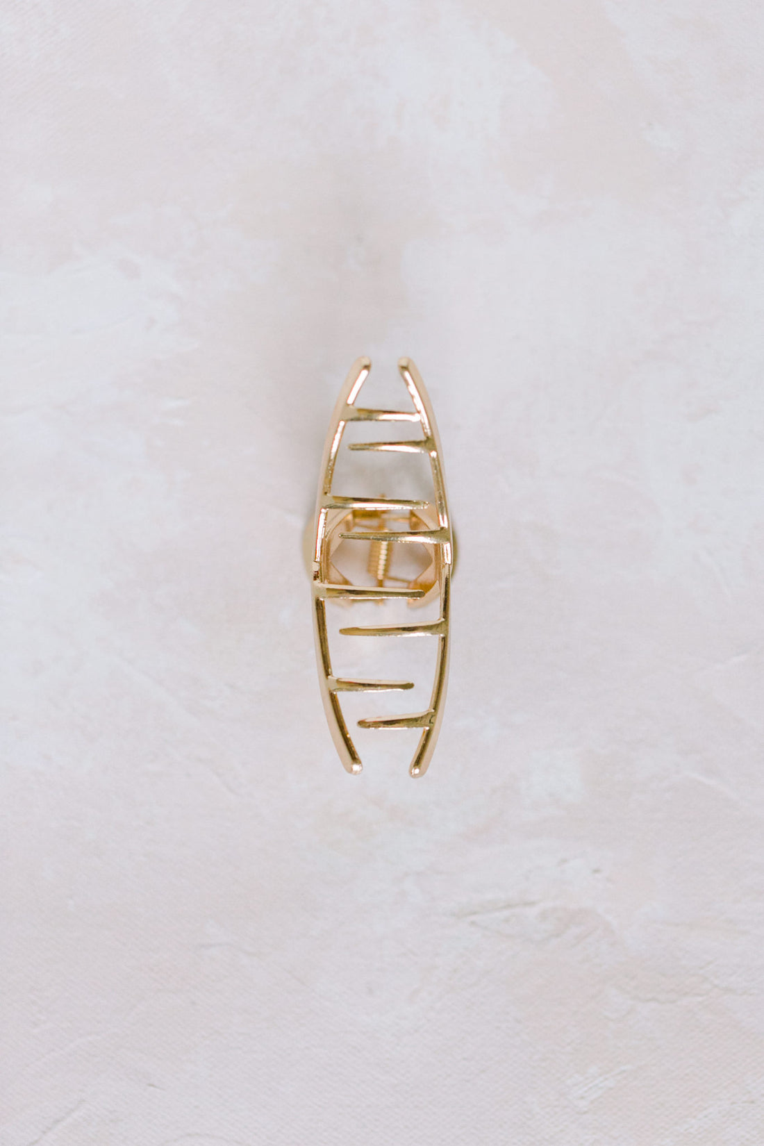 Small Gold Metal Hair Claw