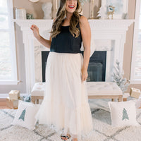 Nia Linen Crop Top Black