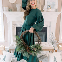 Hunter Balloon Sleeve Top