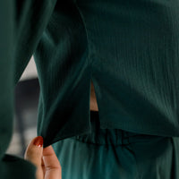 Hunter Balloon Sleeve Top