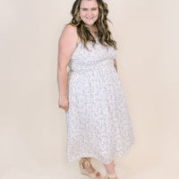 Hyacinth Smocked Midi Dress