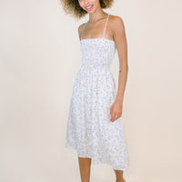 Hyacinth Smocked Midi Dress