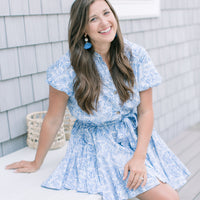 Isla Palm Mini Dress