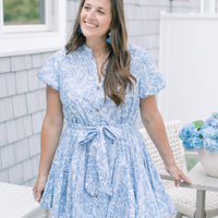 Isla Palm Mini Dress