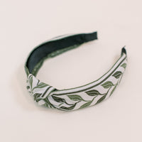 Leaf Embroidery Headband