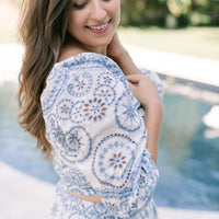 Quinn Eyelet Crop Top