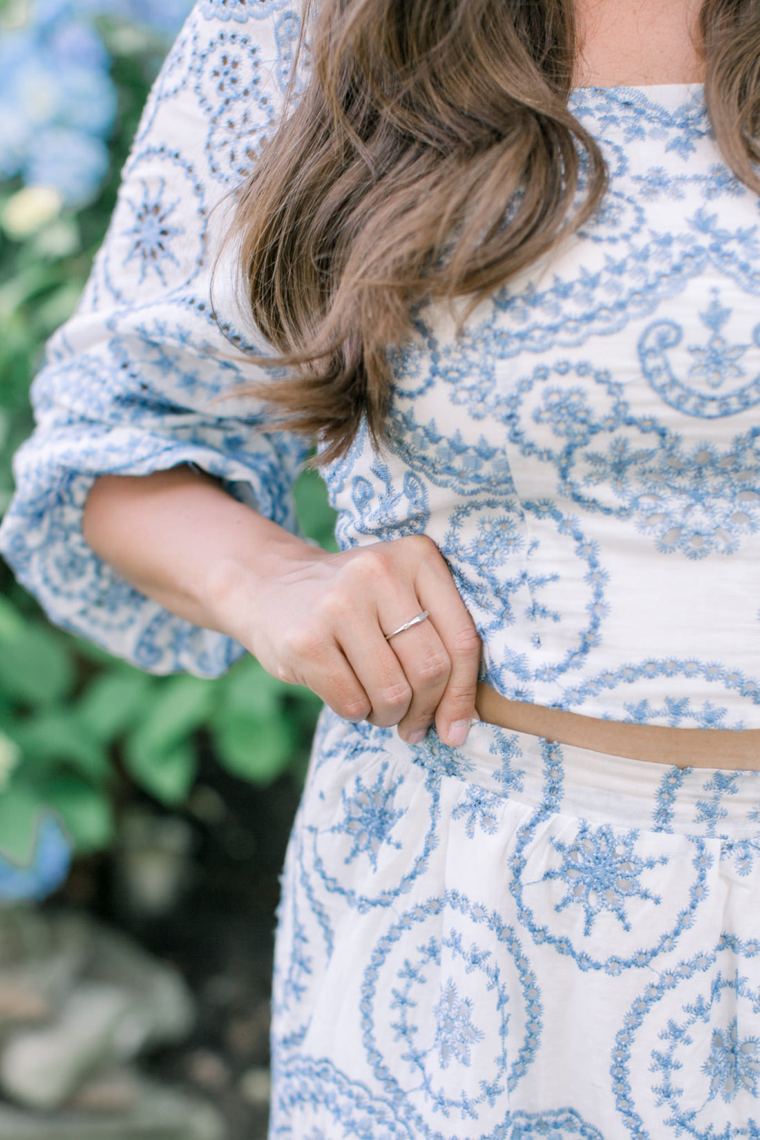 Quinn Eyelet Mini Skirt