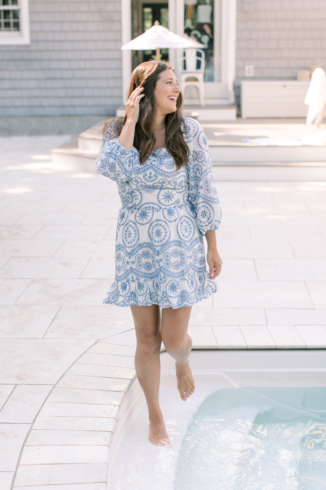 Quinn Eyelet Mini Skirt