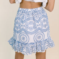 Quinn Eyelet Mini Skirt