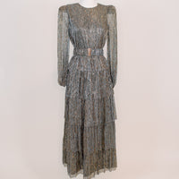 Sabrina Antique Gold Star Dress