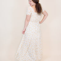 Stella Yellow Floral Smocked Maxi