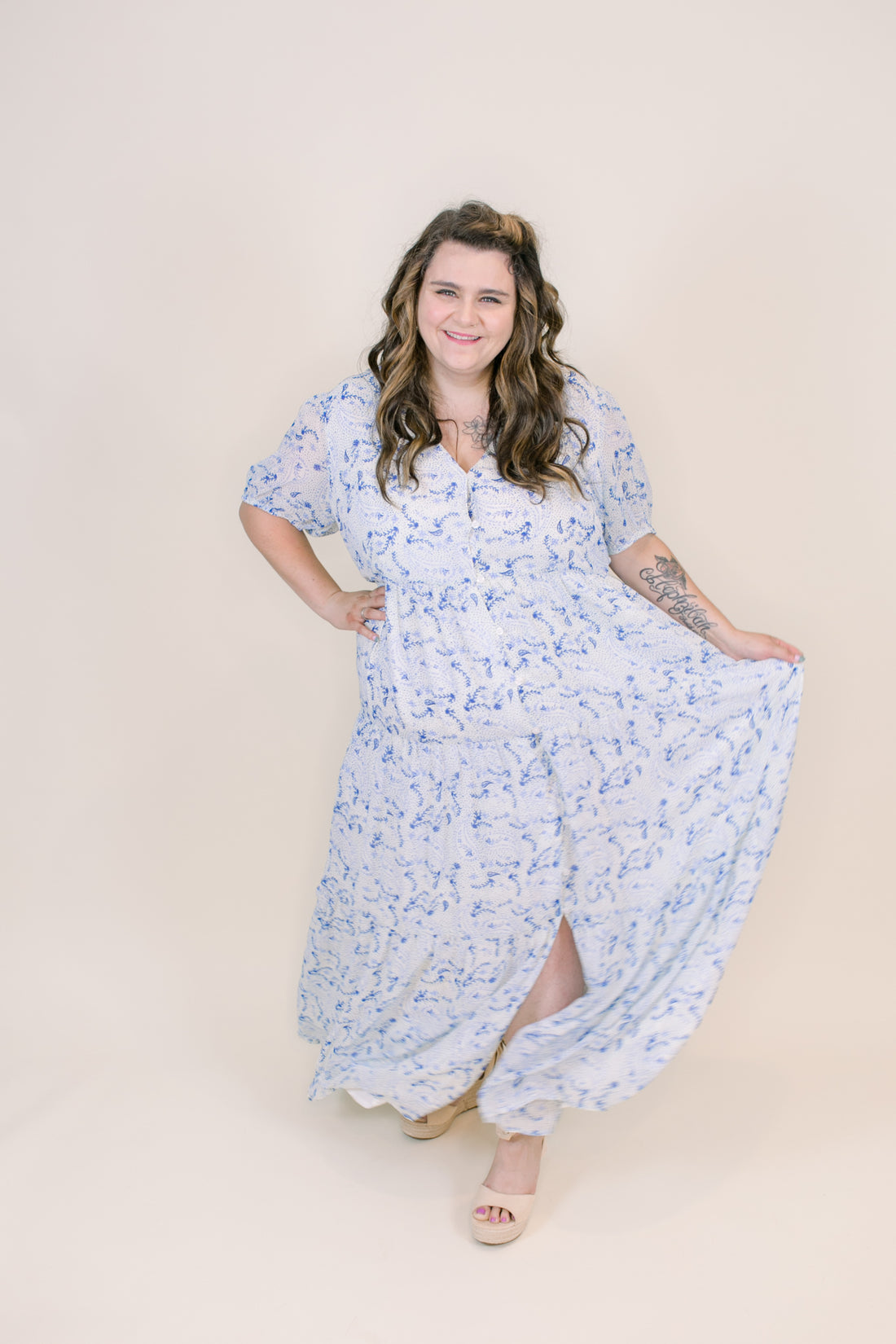 Suzette Paisley Maxi Dress