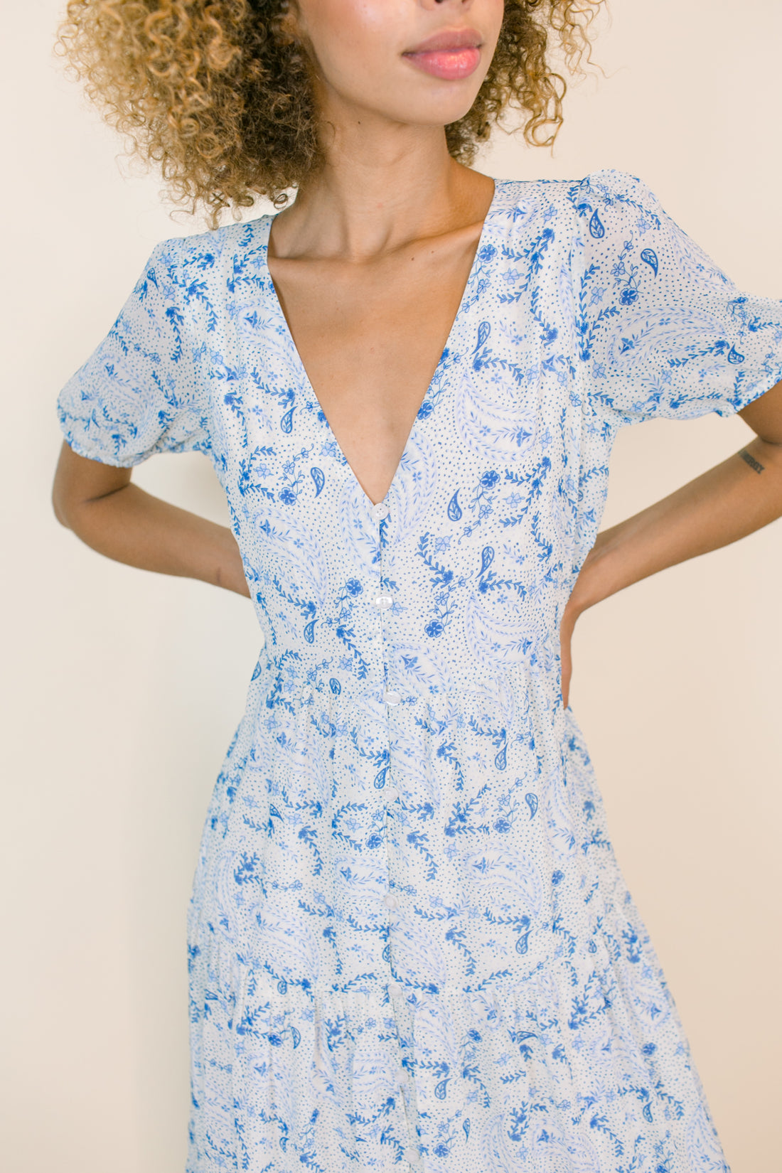 Suzette Paisley Maxi Dress