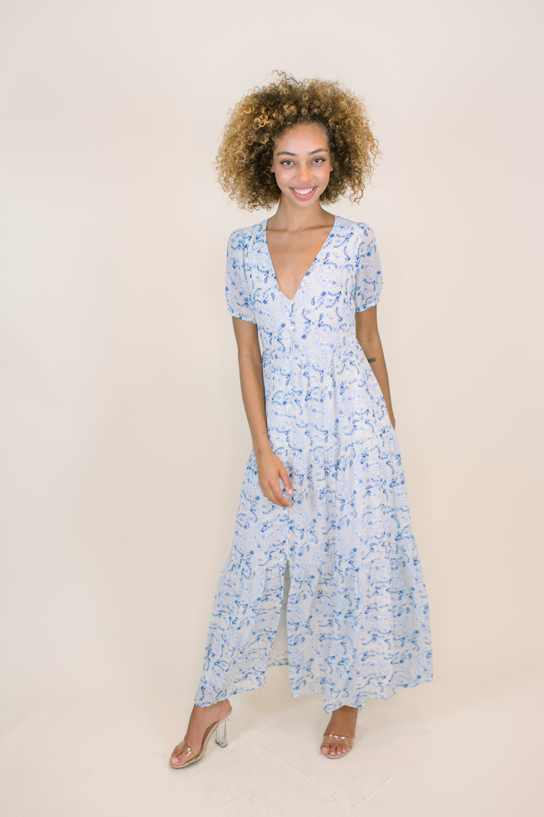 Suzette Paisley Maxi Dress